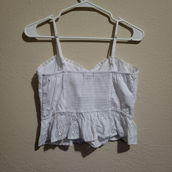 Wild Fable White Eyelet Crop Top - Picture 5 of 5